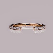 Moissanite Diamond Half Eternity Cuff Wedding Band For Women's