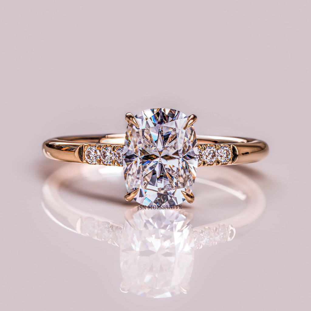 5 Carat Diamond Ring with Emerald Cut