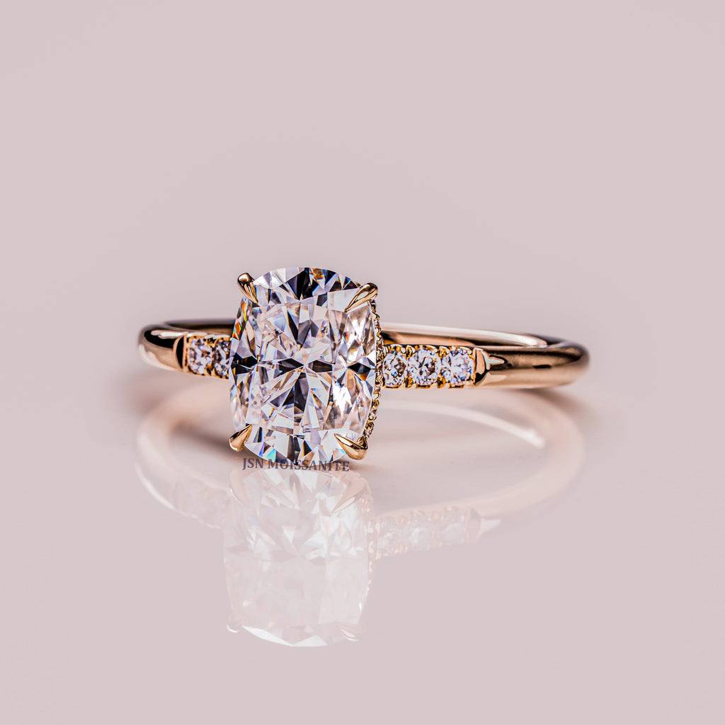 5 Carat Diamond Ring with Emerald Cut