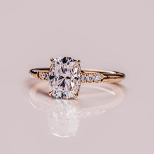 2.5 CT Elongated Cushion Cut Moissanite Solitaire Ring For Her