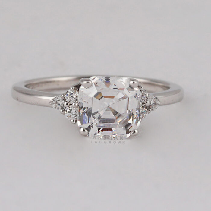 princess cut solitaire diamond ring