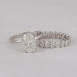 Oval Cut Diamond Ring Set