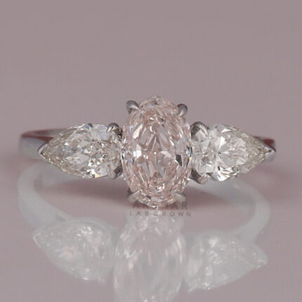 three stone engagement ring