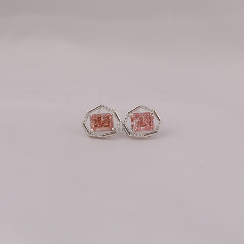 cluster diamond earrings​