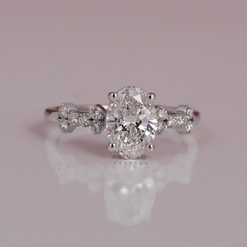 diamond cluster ring​