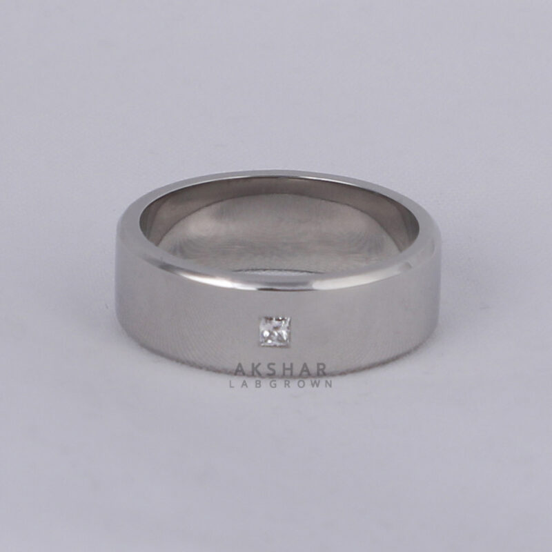 mens white gold wedding bands