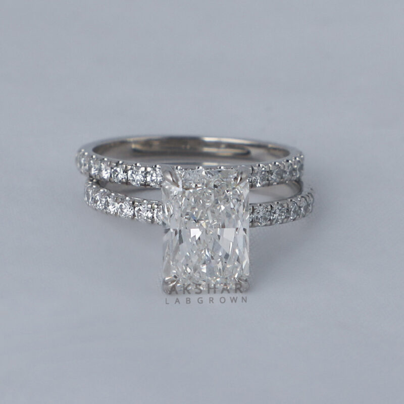 radiant cut engagement rings