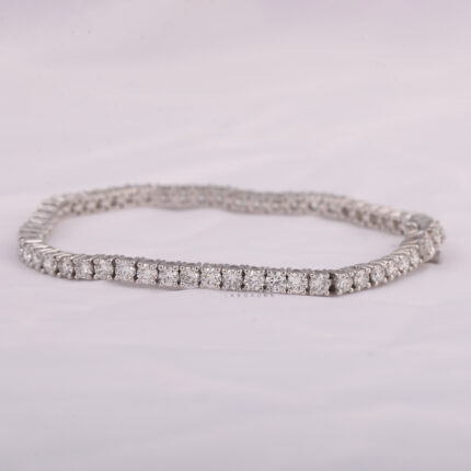 lab grown diamond tennis bracelet​