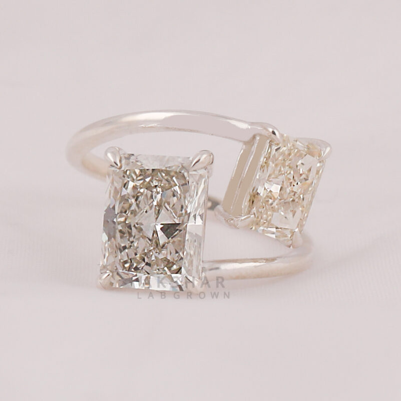 radiant cut diamond ring