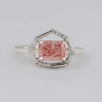 pink diamond engagement ring