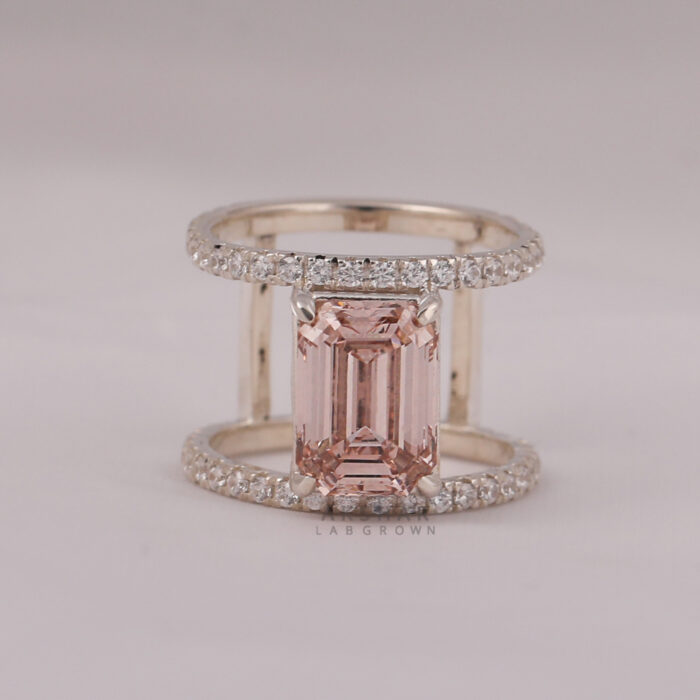 emerald cut diamond ring