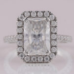 3 carat radiant cut diamond ring