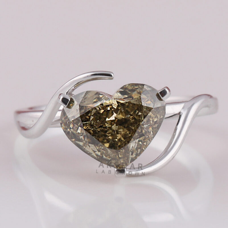 heart diamond ring