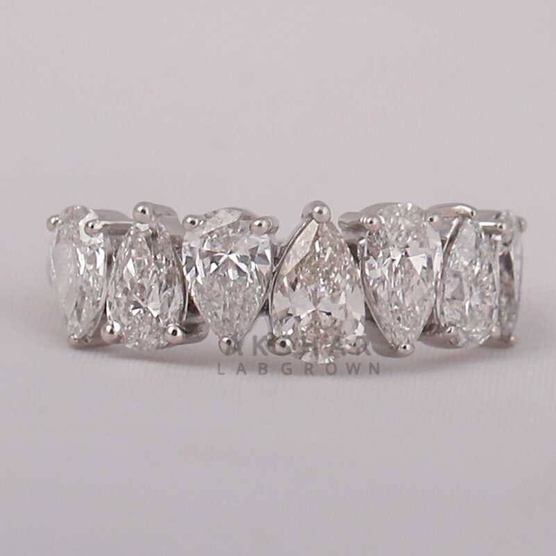 half eternity wedding band