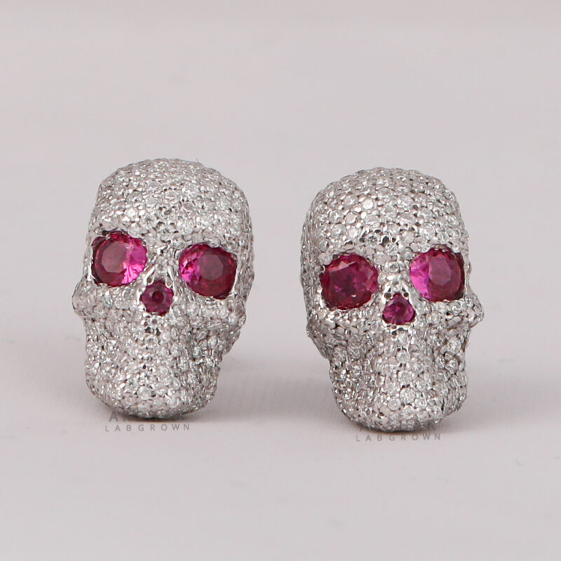 skull earrings