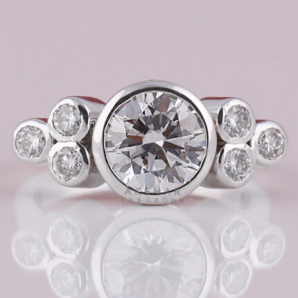 diamond cluster ring