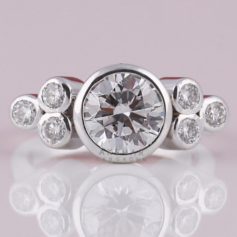 diamond cluster ring